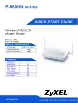 ZyXEL Communications P-660HN series Guide de démarrage rapide