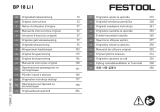 Festool BP 18 Li 4,0 HPC-ASI Mode d'emploi