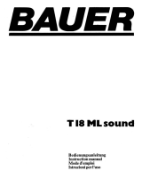 Bauer T18 ML sound Le manuel du propriétaire