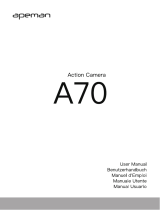 APEMAN A70 - Action camera Le manuel du propriétaire