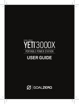 Goal Zero Yeti 3000X Mode d'emploi