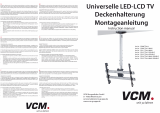 VCM Morgenthaler TDH 3 MAXI LCD, LED and Plasma TV Wall Mount Bracket Le manuel du propriétaire