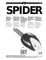 Nice Spider 6060 Manuel utilisateur