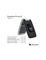 Easyfone Prime A1 Manuel utilisateur