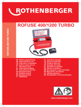 Rothenberger Electro-fusion welding unit ROFUSE TURBO 1200 Manuel utilisateur