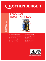 Rothenberger Gas-welding device ROXY 400 L set Manuel utilisateur