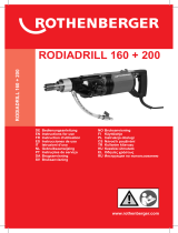 Rothenberger Drill motor RODIADRILL Manuel utilisateur