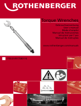Rothenberger Torque wrench set Manuel utilisateur