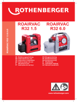Rothenberger Vacuum pump ROAIRVAC Manuel utilisateur
