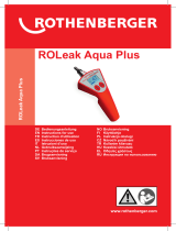 Rothenberger ROLEAK Aqua Plus Manuel utilisateur