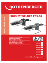 Rothenberger Socket welding device ROWELD P 63 S-6 Sword Manuel utilisateur