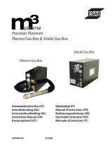 ESAB M3® Plasma Precision Plasmarc Plasma Gas Box & Shield Gas Box Manuel utilisateur