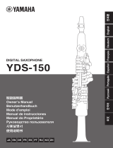 Yamaha YDS-150 Digital Saxophone Manuel utilisateur