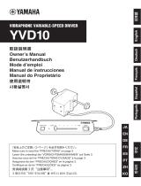 Yamaha Vibraphone Variable-Speed Driver YVD10 Manuel utilisateur