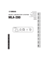 Yamaha MLA-200 Music Laboratory System Le manuel du propriétaire