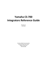 Yamaha CS-700 Mode d'emploi