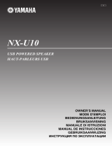Yamaha NX-U10 Le manuel du propriétaire