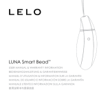 Sharper Image Lelo Luna Smart Bead Personal Massager Le manuel du propriétaire
