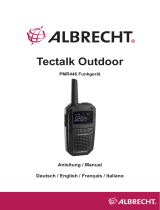 Albrecht Tectalk Outdoor, IP67 wasserdicht, PMR446 Funkgerät Le manuel du propriétaire