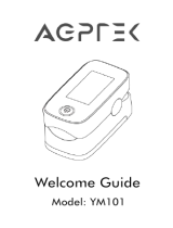 AGPtek YM101 Fingertip Pulse Oximeter Le manuel du propriétaire