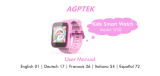 AGPtek W20 Kids Smart Watch Manuel utilisateur