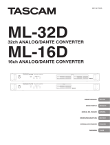 Tascam ML-16D Le manuel du propriétaire
