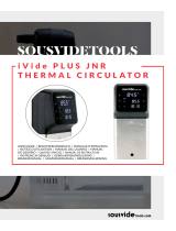 SousVideTools.com iVide PLUS JNR Thermal Circulator Manuel utilisateur