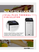 SOUSVIDETOOLS iVide Plus Thermal Circulator Manuel utilisateur