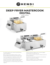 Hendi Deep Fryer Mastercook Digital Manuel utilisateur