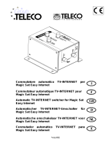 Teleco Automatic TV-INTERNET switcher for Magic Sat Easy Internet Manuel utilisateur