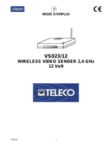 Teleco VIDEO SENDER WIRELESS 2.4 GHz Manuel utilisateur