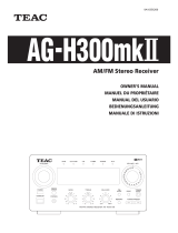 TEAC AG-H300mkII Le manuel du propriétaire