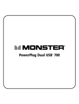 Monster Cable PowerPlug Dual USB 700 Manuel utilisateur