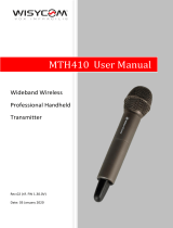 WisyCom MTH410 Manuel utilisateur