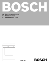 Bosch WTA3500/01 Manuel utilisateur