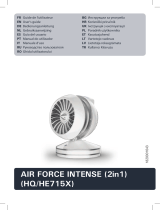Tefal Ventilateur Air Force Intense 2-en-1 Hq7152f0 Le manuel du propriétaire