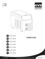 GYS GYSMI E163 Le manuel du propriétaire