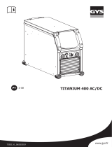 GYS TIG TITANIUM 400 AC/DC TRI Le manuel du propriétaire