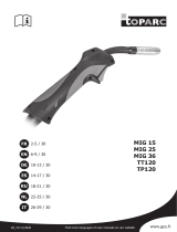 GYS TOPARC MIG TORCH 150A - AIR - 3m - STEEL (Ø0.8mm-M6) Le manuel du propriétaire