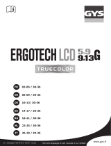 GYS LCD ERGOTECH 5-9/9-13 BLACK TRUE COLOR Le manuel du propriétaire