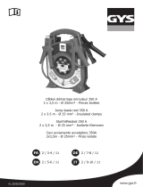 GYS JUMP LEADS REEL 500A - 2x3.5m - 25mm2 - INSULATED CLAMPS Le manuel du propriétaire