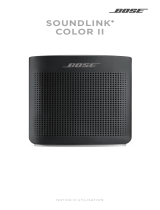 Bose SoundLink Color II Noir Le manuel du propriétaire