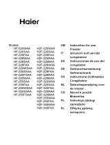 Haier HF-220SAA Le manuel du propriétaire