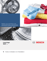 Bosch SERIE 6 WAT286K1FG I-DOS Le manuel du propriétaire