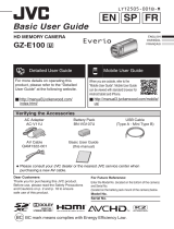 JVC Everio GZ-E100 Manuel utilisateur