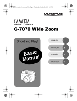 Olympus Camedia C-7070 Wide Zoom Manuel utilisateur