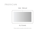ProScan PLT7035-B Manuel utilisateur