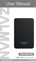 ZALMAN ZM-WE450 Manuel utilisateur