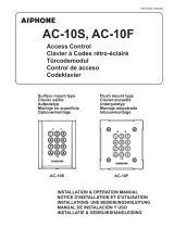 Aiphone AC-10F Manuel utilisateur