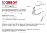Carson Optical GN-55 Manuel utilisateur